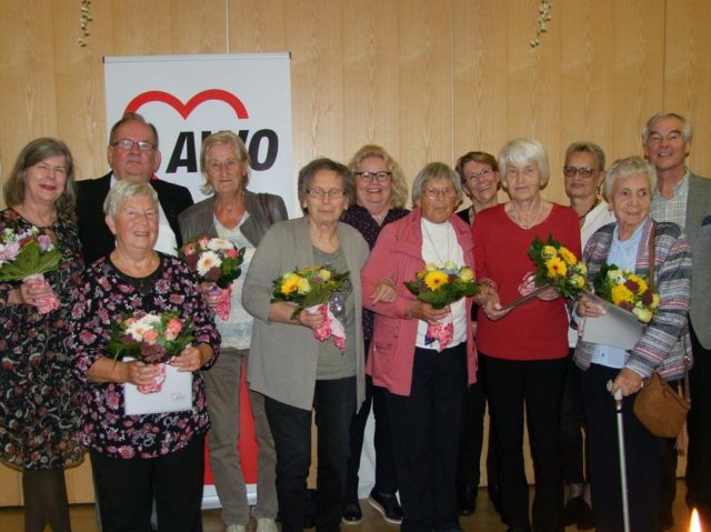 AWO Meckelfeld ehrte zahlreiche Mitglieder für langjährige Mitgliedschaften. Foto: AWO-Meckelfeld