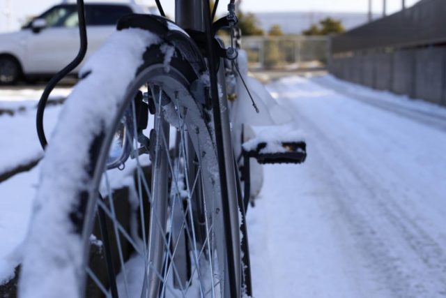 Fahrrad im Winter. Foto: Symbolbild