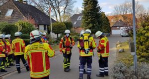 Ein Großaufgebot der Feuerwehr Seevetal war in Glüsingen bei einem Gasaustritt im Einsatz. Foto: Pressestelle Feuerwehr Seevetal