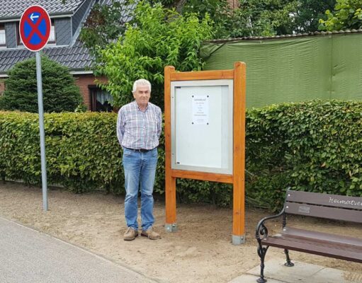 Henning Drewes vom Heimatverein Hittfeld. Foto: ein