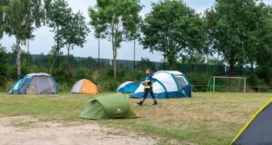 Auf diesem Platz fand das Vater-Kind Zeltlager in Toppenstedt statt. Foto. JOTO