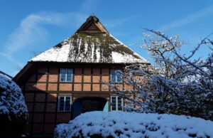 Die Bücherei Seevetal im Winter. Foto: Gemeinde Seevetal