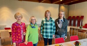 Das Team vom MittagsMahl: Magda Bollmeyer-Birkholz, Petra Menk, Silke Döring, Sigrid Brockhoff. Foto: Carolin Wöhling.