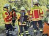 Die Feuerwehrleute aus Hittfeld am Einsatzort. Foto: Dirk Jäger, Feuerwehr Hittfeld