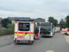 Der Schulbus stieß auf der Bürgermeister-Heitmann-Straße mit dem Jungen zusammen. Foto: Hamann