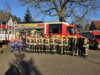 Die Feuerwehr Maschen war mannstark mit aktiven Feuerwehrleuten und Jugendfeuerwehrleuten beim Tag der Öffentlichkeit vertreten. Foto: Köhlbrandt